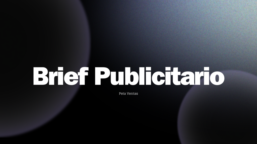 Brief publicitario, agencia de mercadotecnia